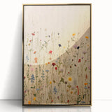 Electric Wall Art | Vibrant Wildflower Electric Canvas for Modern Decor