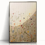 Electric Wall Art | Vibrant Wildflower Electric Canvas for Modern Decor