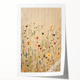 Electric Wall Art | Vibrant Wildflower Electric Canvas for Modern Decor