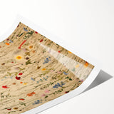 Electric Wall Art | Vibrant Wildflower Electric Canvas for Modern Decor