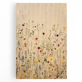 Electric Wall Art | Vibrant Wildflower Electric Canvas for Modern Decor
