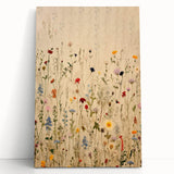 Electric Wall Art | Vibrant Wildflower Electric Canvas for Modern Decor