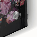 Electric Wall Art | Dark Floral Electric Canvas for Modern Interiors