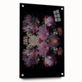 Electric Wall Art | Dark Floral Electric Canvas for Modern Interiors