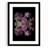Electric Wall Art | Dark Floral Electric Canvas for Modern Interiors