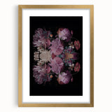Electric Wall Art | Dark Floral Electric Canvas for Modern Interiors