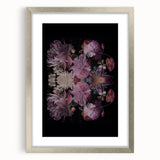 Electric Wall Art | Dark Floral Electric Canvas for Modern Interiors