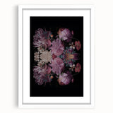 Electric Wall Art | Dark Floral Electric Canvas for Modern Interiors