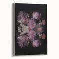 Electric Wall Art | Dark Floral Electric Canvas for Modern Interiors