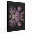 Electric Wall Art | Dark Floral Electric Canvas for Modern Interiors