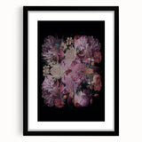 Electric Wall Art | Dramatic Floral Electric Canvas for Modern Decor