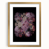 Electric Wall Art | Dramatic Floral Electric Canvas for Modern Decor