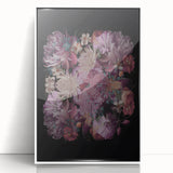 Electric Wall Art | Dramatic Floral Electric Canvas for Modern Decor
