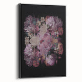 Electric Wall Art | Dramatic Floral Electric Canvas for Modern Decor