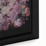 Electric Wall Art | Dramatic Floral Electric Canvas for Modern Decor