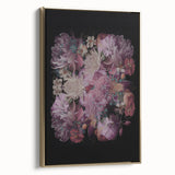 Electric Wall Art | Dramatic Floral Electric Canvas for Modern Decor