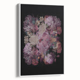 Electric Wall Art | Dramatic Floral Electric Canvas for Modern Decor