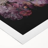 Electric Wall Art | Dramatic Floral Electric Canvas for Modern Decor