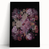 Electric Wall Art | Dramatic Floral Electric Canvas for Modern Decor