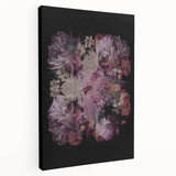 Electric Wall Art | Dramatic Floral Electric Canvas for Modern Decor