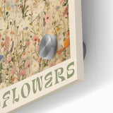 Electric Wall Art | 'Don't Pick the Wildflowers' Electric Canvas Decor