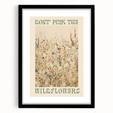 Electric Wall Art | 'Don't Pick the Wildflowers' Electric Canvas Decor