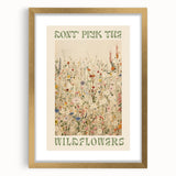 Electric Wall Art | 'Don't Pick the Wildflowers' Electric Canvas Decor