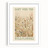 Electric Wall Art | 'Don't Pick the Wildflowers' Electric Canvas Decor