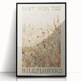 Electric Wall Art | 'Don't Pick the Wildflowers' Electric Canvas Decor