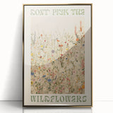 Electric Wall Art | 'Don't Pick the Wildflowers' Electric Canvas Decor