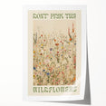 Electric Wall Art | 'Don't Pick the Wildflowers' Electric Canvas Decor