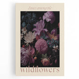 Electric Wall Art | 'Dance Among the Wildflowers' Floral Canvas Decor