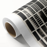 Modern Monochrome Grid Art Canvas - Electric Pattern Wall Decor