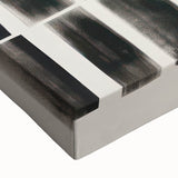 Modern Monochrome Grid Art Canvas - Electric Pattern Wall Decor