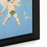 Electric Angel Art - Vibrant Modern Electric Decor - Blue Abstract Print