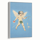 Electric Angel Art - Vibrant Modern Electric Decor - Blue Abstract Print