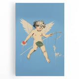 Electric Angel Art - Vibrant Modern Electric Decor - Blue Abstract Print