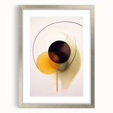 Abstract Electric Art - Modern Yellow and Black Canvas - Dynamic Decor