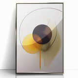 Abstract Electric Art - Modern Yellow and Black Canvas - Dynamic Decor