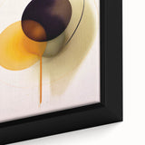 Abstract Electric Art - Modern Yellow and Black Canvas - Dynamic Decor