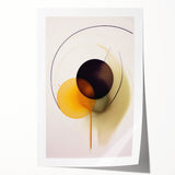 Abstract Electric Art - Modern Yellow and Black Canvas - Dynamic Decor