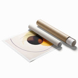 Abstract Electric Art - Modern Yellow and Black Canvas - Dynamic Decor