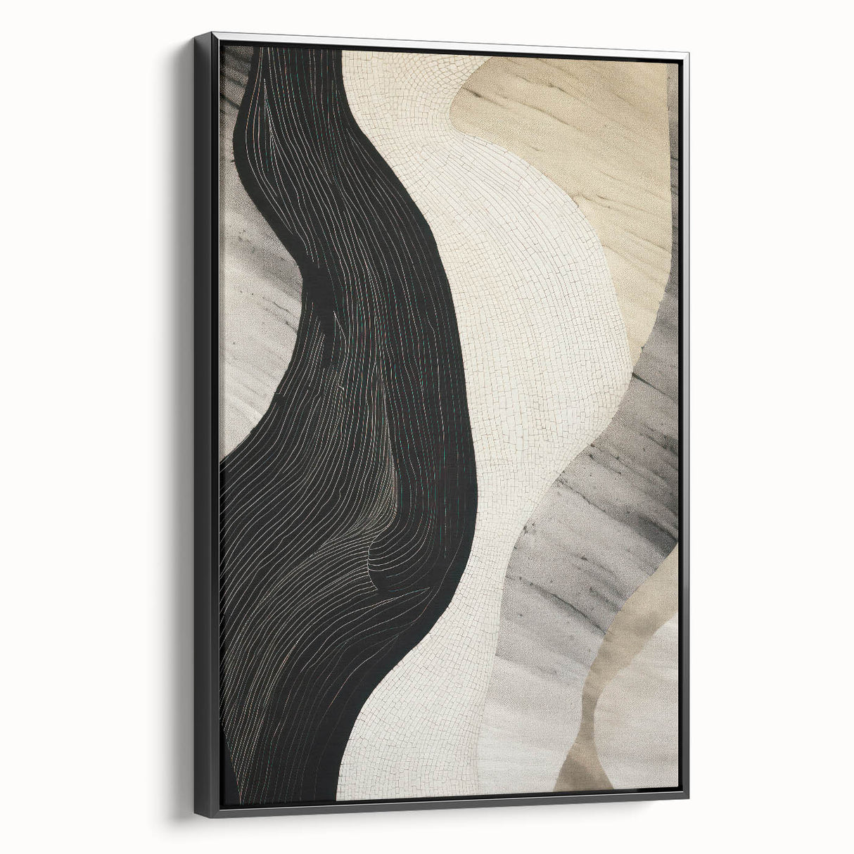 Modern Electric Art Canvas: Abstract Electric Design for Wall Decor