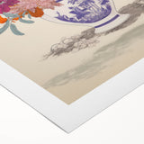 Electric Floral Canvas Art: Colorful Bouquet with Vibrant Floral Patterns
