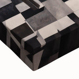 Modern Cubist Portrait Art: Abstract Electric Design on Canvas Print