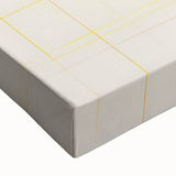 Abstract Yellow Electric Art: Minimalist Geometric Canvas for Modern Decor