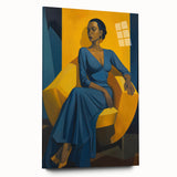 Modern Electric Decor - Abstract Electric Painting with Vibrant Colors