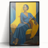 Modern Electric Decor - Abstract Electric Painting with Vibrant Colors