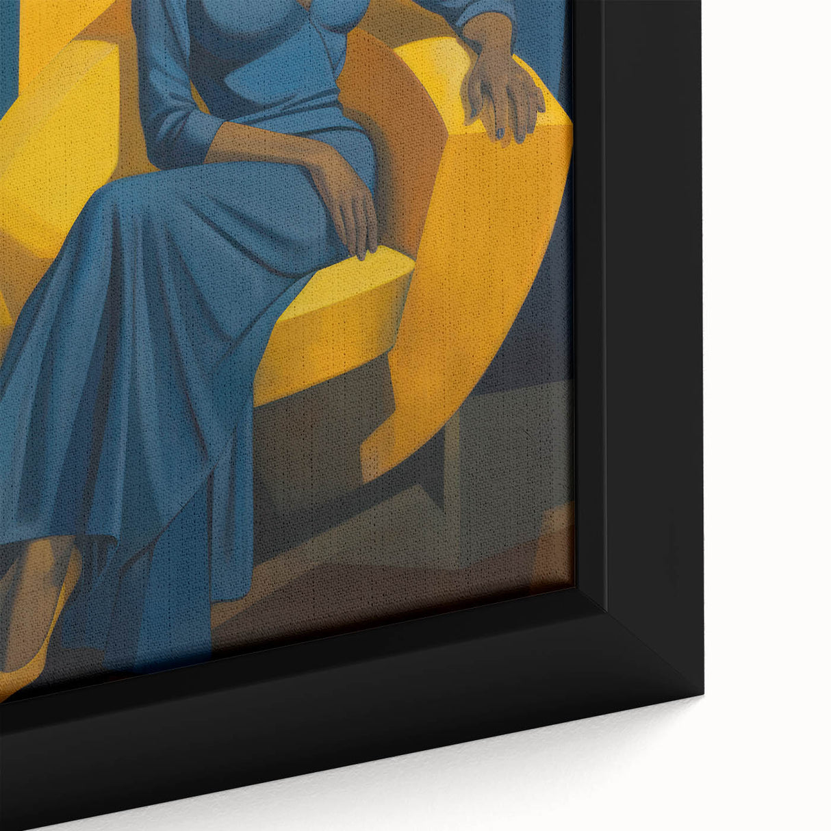 Modern Electric Decor - Abstract Electric Painting with Vibrant Colors