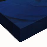 Electric Art Canvas - Mysterious Blue Robe and Serpent Abstract Portrait